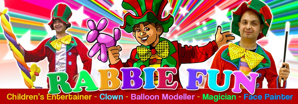 Rabbie The Clown Party Entertainer